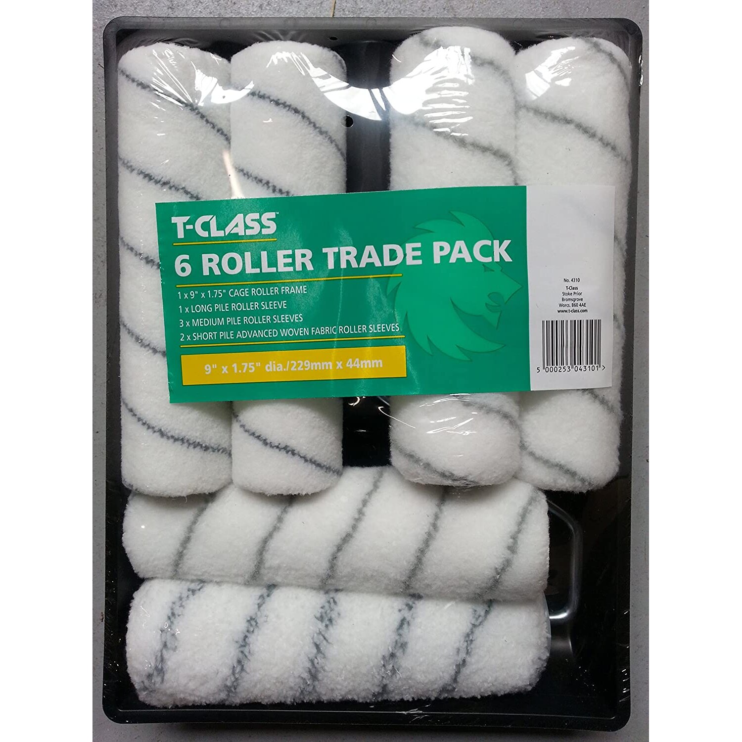 T Class 4310 Roller Sleeves 6 Pack